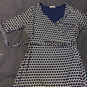 Gilli polka dot maternity dress